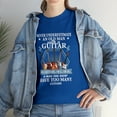 thumbnail image 1 of Never Underestimate an Old Man Guitar Or Guitars T-Shirt, 1 of 2