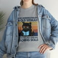 thumbnail image 1 of Never Underestimate an Old Woman with Cats and Teaching Skills T-Shirt, 1 of 2
