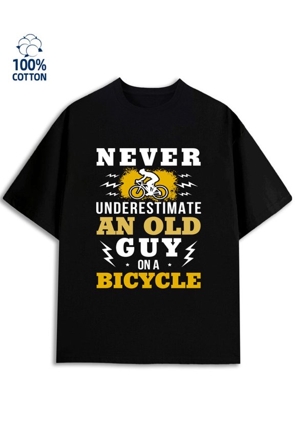 Never Underestimate for men 180G 100% Cotton black Trendy Unisex Shirt Printed tshirts Fashion Unisex Shirt Graphic tshirts Trendy Unisex Shirt Crewneck tshirts Funny Unisex Shirt Graphic tshirts