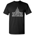 thumbnail image 1 of Never Underestimate the Power of Stupid People In Large Groups Graphic Tees Gift For Men Sarcastic Saying Funny T Shirt, 1 of 5