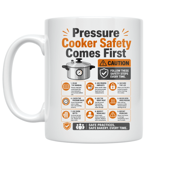 Never Use Water on Grease Fires - Kitchen Safety Advocate - 11 oz Ceramic Coffee Mug