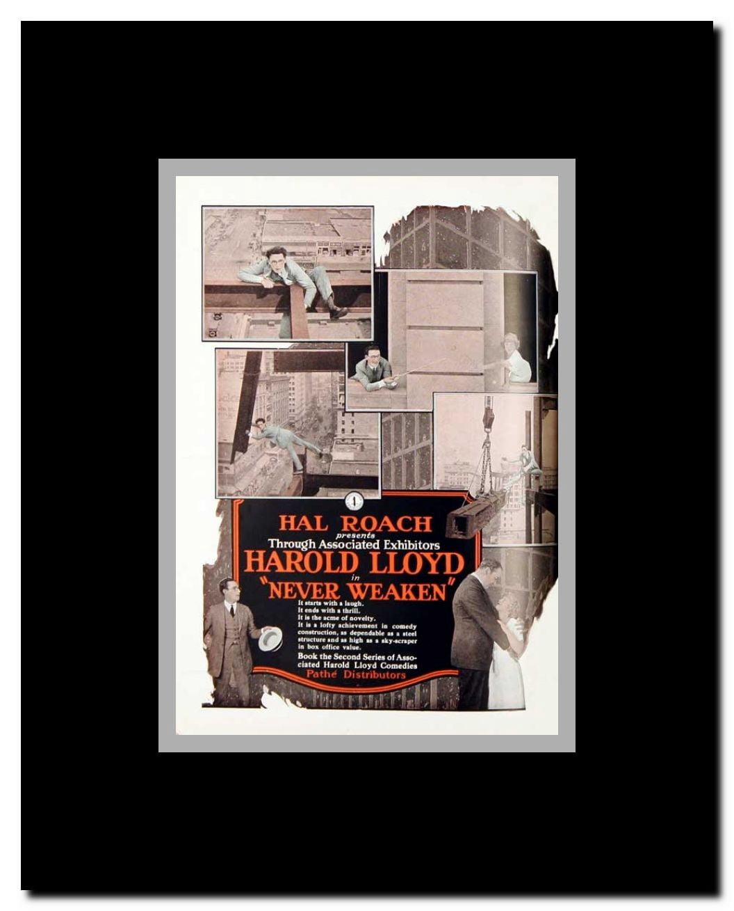Never Weaken Framed Movie Poster