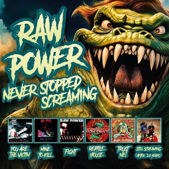 Raw Power Never Stopped Screaming (CD) Box Set