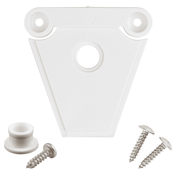 NeverBreak Parts White Igloo Cooler Latch Replacement Includes Post & 3 Stainless Steel Screws, Made in USA