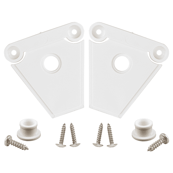 NeverBreak Parts High-Strength White Igloo Cooler Latches with Posts and Stainless Steel Screws