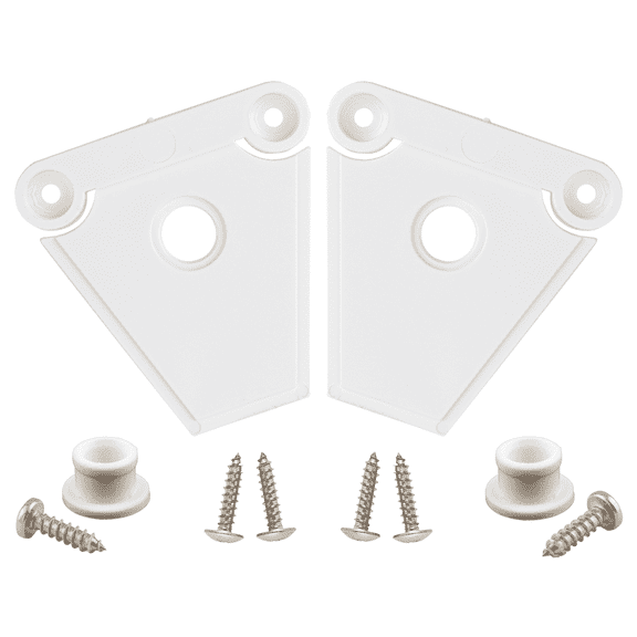 NeverBreak Parts White Igloo Cooler Latch Replacement, 2-pack, Fits 25–165 Qt, Includes Posts and Stainless Steel Screws