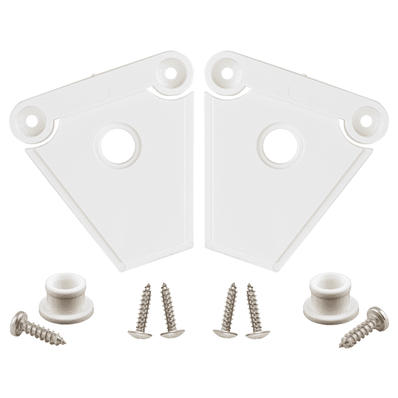NeverBreak Parts High-Strength White Igloo Cooler Latches with Posts and Stainless Steel Screws
