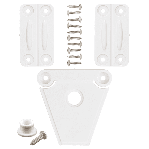NeverBreak Parts - White Igloo Cooler Hinge and Latch Repair Kit, Igloo Cooler Replacement Parts