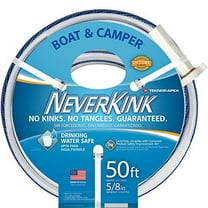 NeverKink 8602-50 Boat & Camper NeverKink Hose, Drinking Water Safe, 5/8 In. x 50 Ft. - Quantity 1