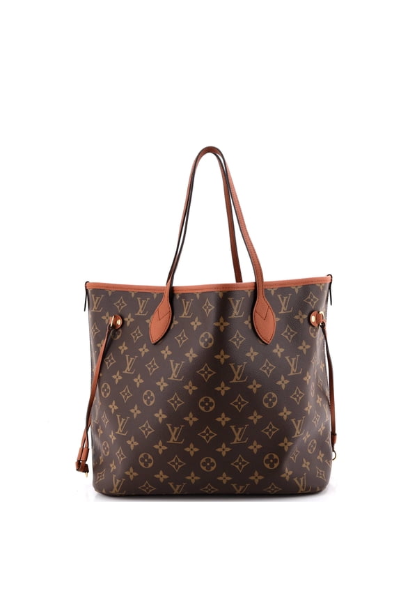 Neverfull Inside Out Monogram Canvas and Leather MM By Rebag