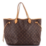 Neverfull Tote Monogram Canvas GM By Rebag