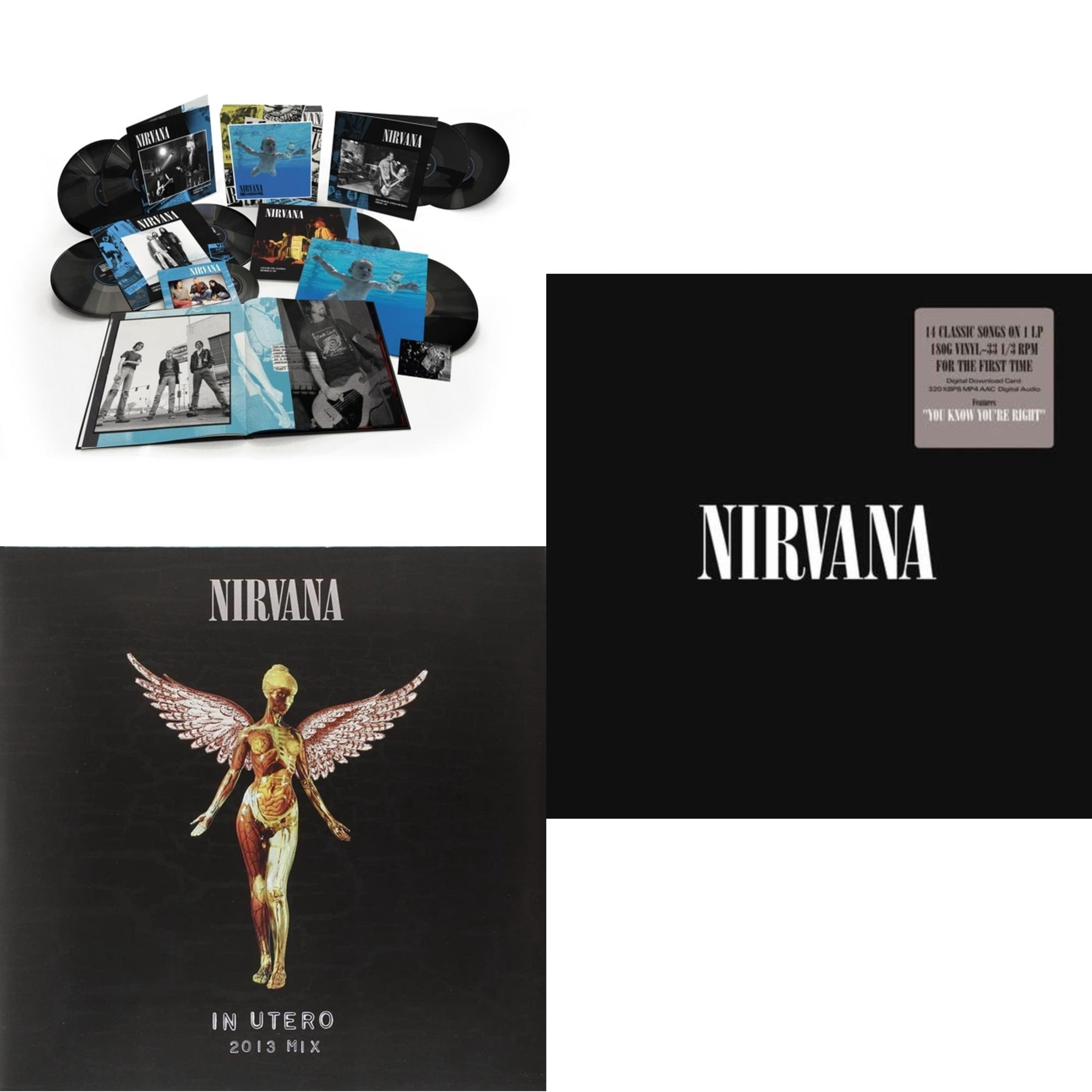 Nevermind (30Th Anniversary/Super Deluxe/8LP/7Inch) & In Utero