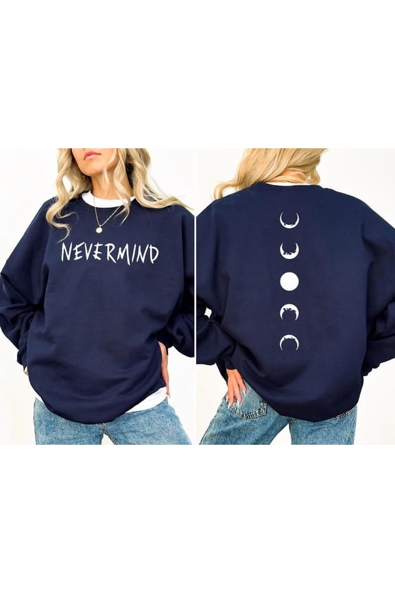 Nevermind Tattoo Sweatshirt, Jimin Bangtan Kpop Sweatshirt - Sizes S-5XL ,Art Print JSC