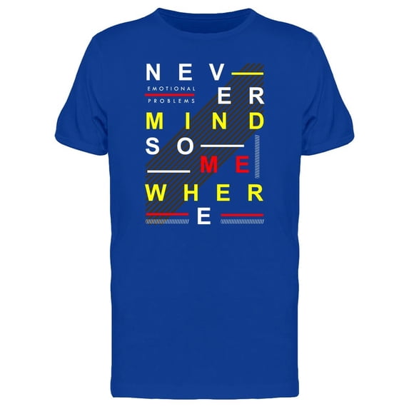 Nevermind Young Fashion Style Tee Men's -Image by Shutterstock