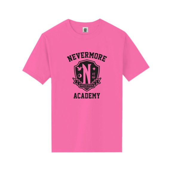 Nevermore Academy Short Sleeve Neon T-Shirt