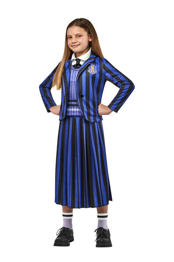 Nevermore Academy Uniform Kids Costume