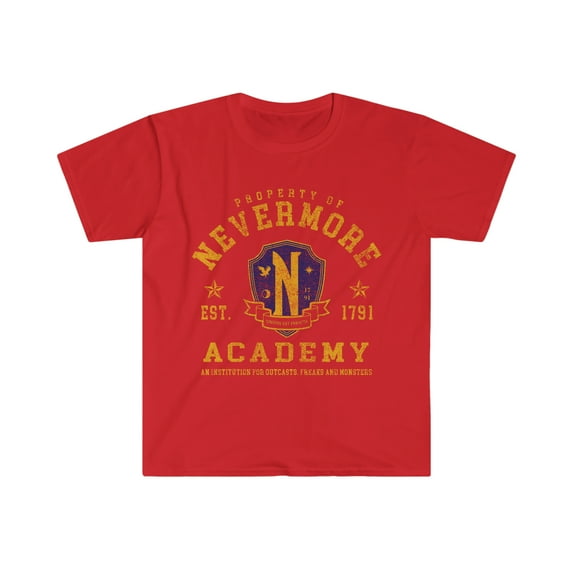 Nevermore Academy Unisex Softstyle T-Shirt