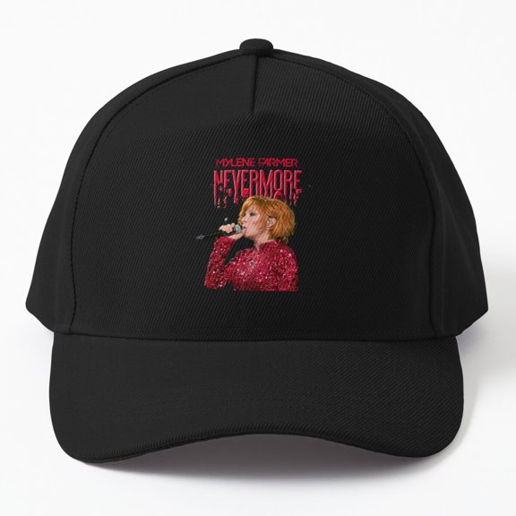Nevermore Tour Mylene Farmer Baseball Hat, Music Performance Fan Graphic Design, Classic Cap