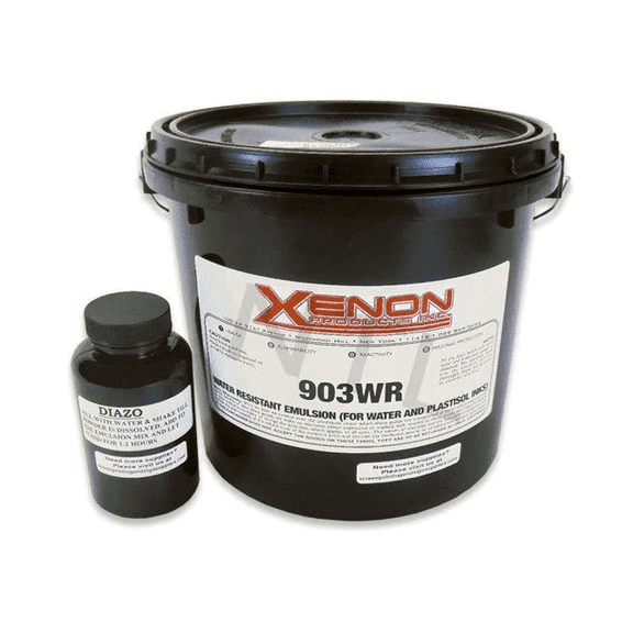 Nevertheless Xenon 903WR - Diazo Emulsion - for plastisol and waterbased ink - for screen printing (Quart)