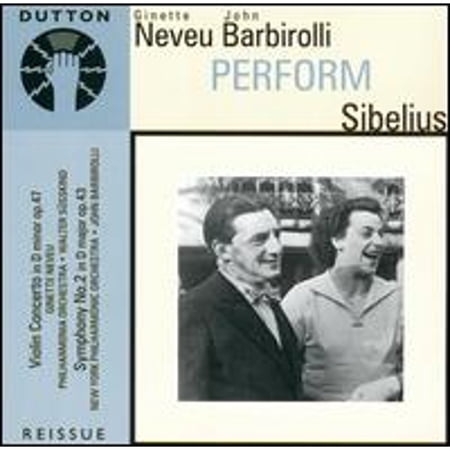 Neveu and Barbirolli Perform Sibelius (CD) by Ginette Neveu (violin)