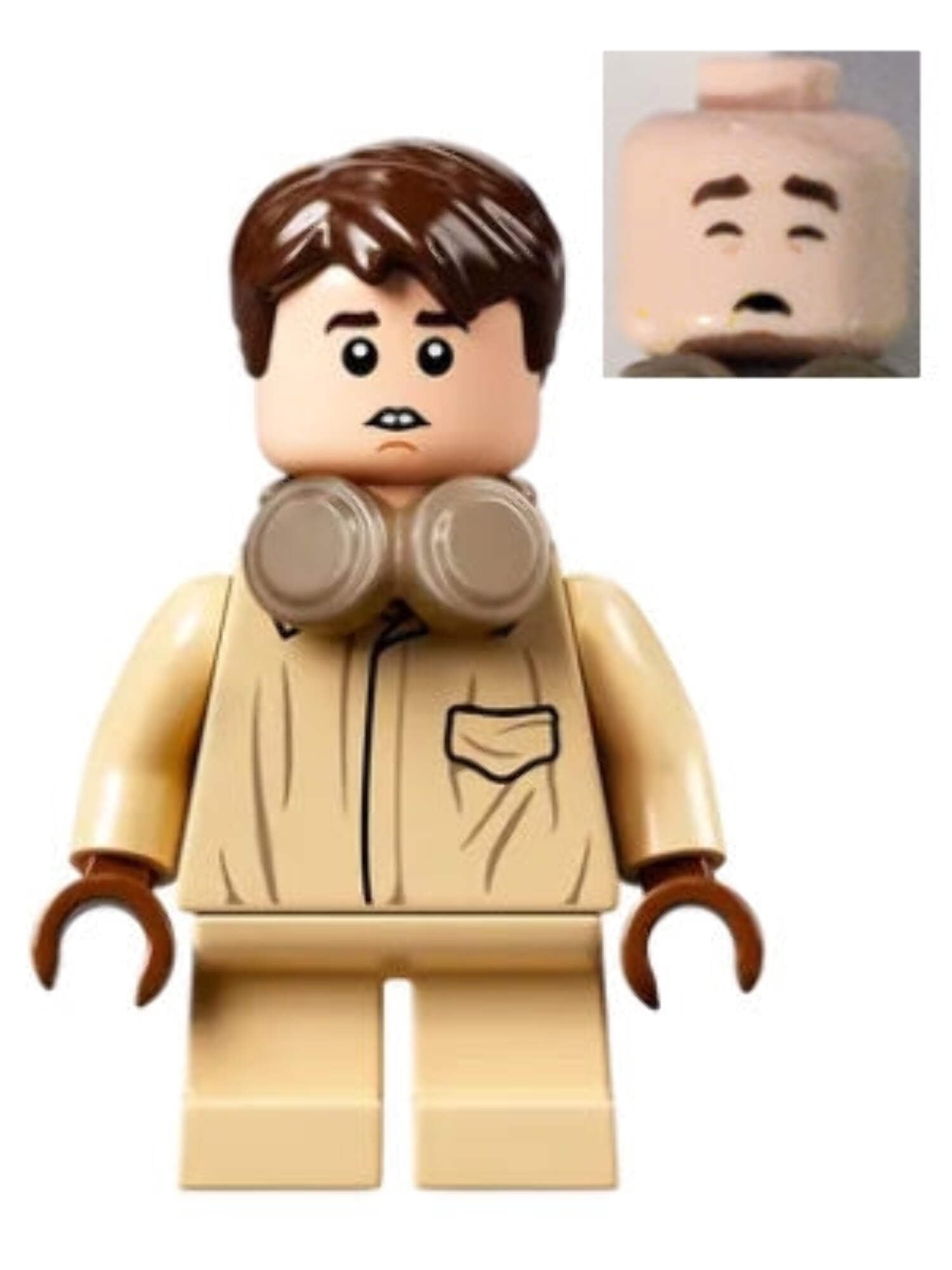 Neville Longbottom (Coveralls, Headphones) - LEGO Harry Potter Minifigure (2021)