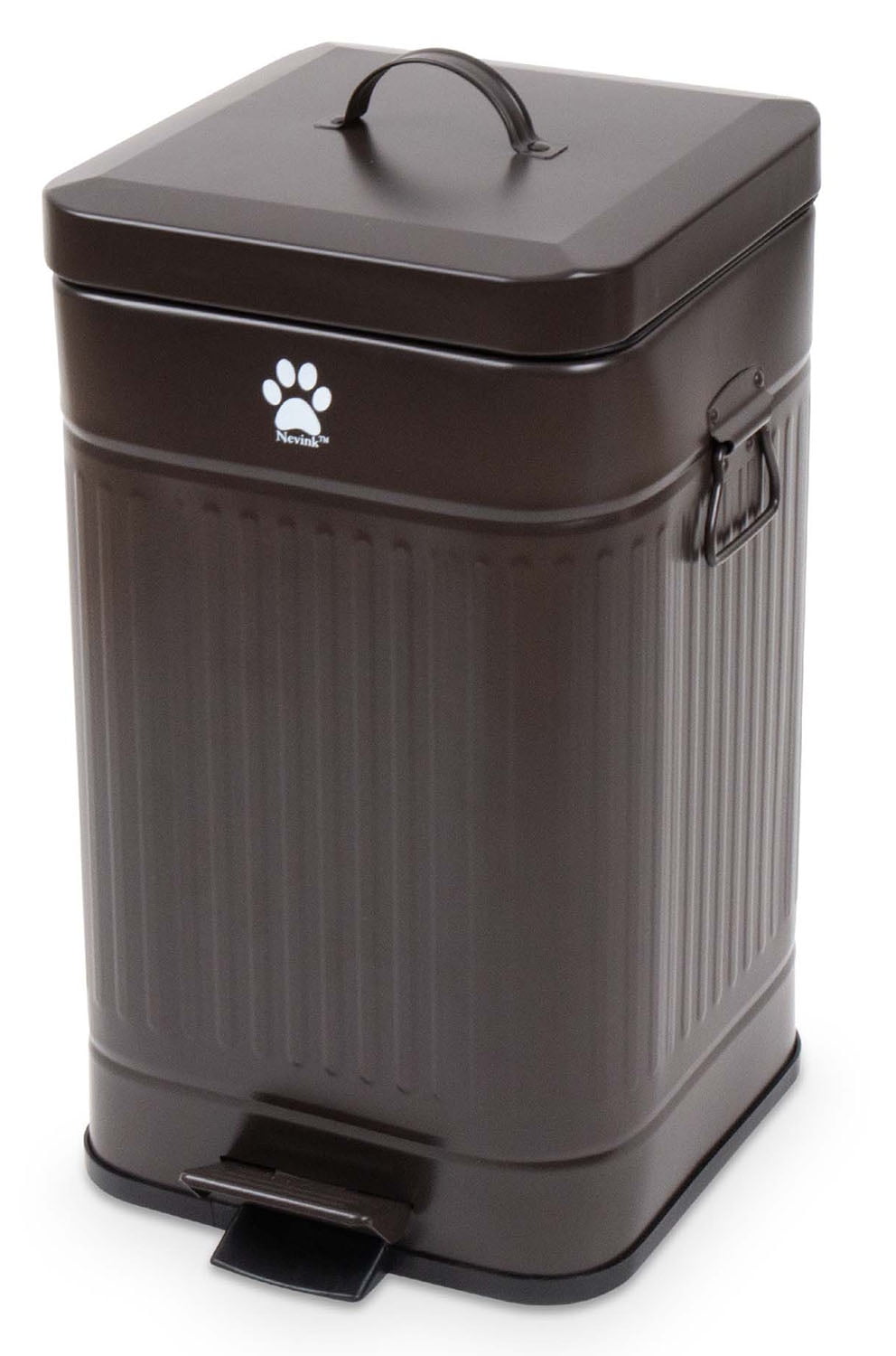 Nevink Dog Waste Trash Can for Outdoors Pet Waste Container with Lid