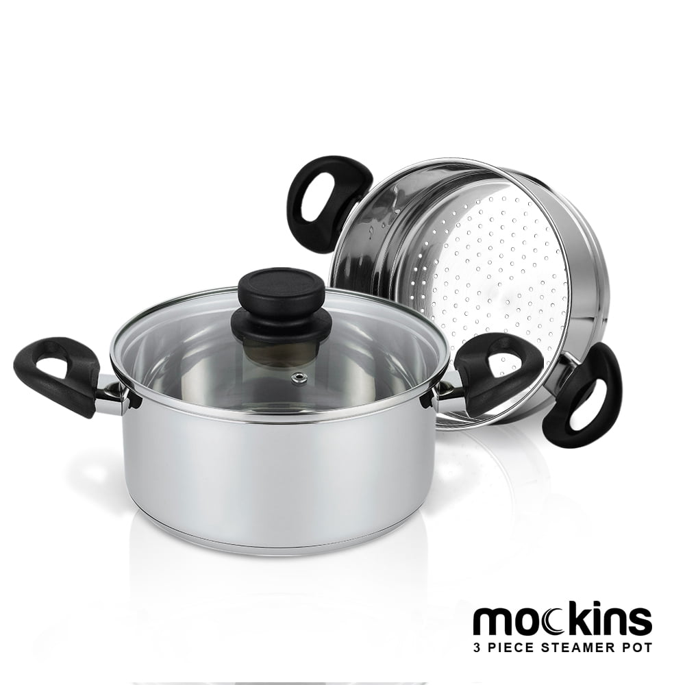 Stainless Steel Steamer Basket Steamer Pot Insert With Two - Temu