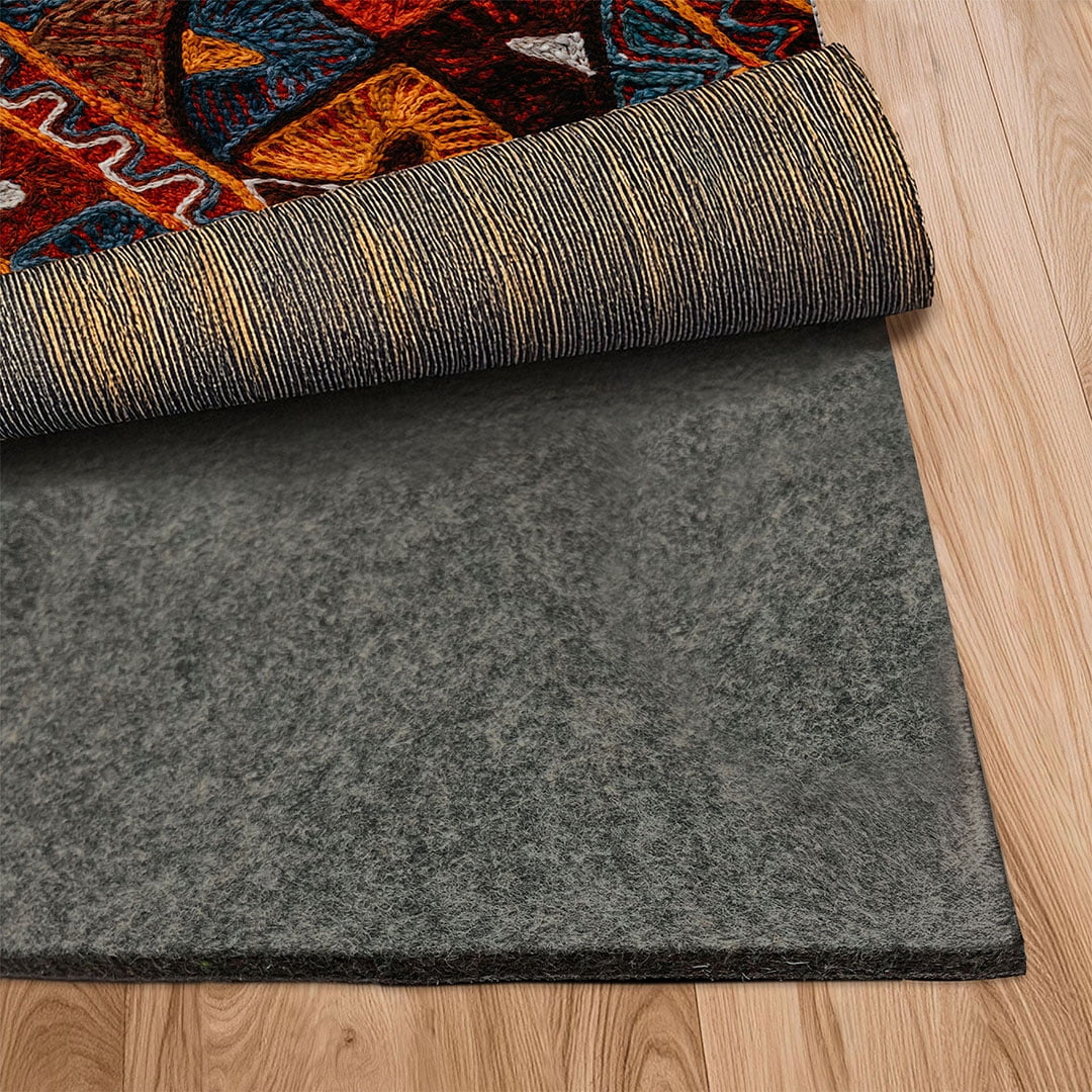 Nevlers Non-Slip 5x7ft Area Rug Gripper - Rubber and Felt Skid-Proof ...