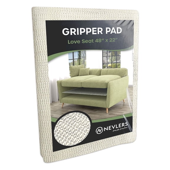 Nevlers Couch Cushion Grip Pad - 22" x 48" Loveseat Non Slip Pad