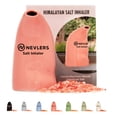 thumbnail image 1 of Nevlers Salt Inhaler with Pure Himalayan Pink Salt | Hand Painted Ceramic | Asthma and Allergy Relief | Pink, 1 of 9