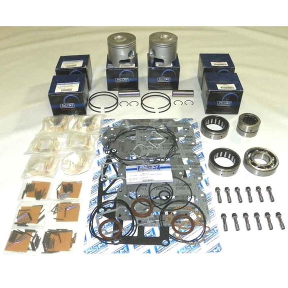 Mercury Mariner 200 225HP Optimax V6 3.0L Powerhead Kit .030 Over Compatible with 2003-2004 DFI 3.6565" Bore Round Pocket 2-Stroke 855353T3 832934A98 Oversize Standard Finished 00HP