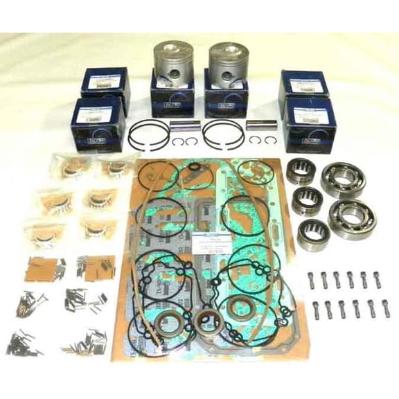 Mercury 135 150 175HP V6 2.5L DFI Optimax Powerhead Kit .040 Over Compatible with 1998-2018 Mariner ProXS 3.541" Bore 2-Stroke Outboard Engine 100-49-14 Oversize Standard Finished 35HP