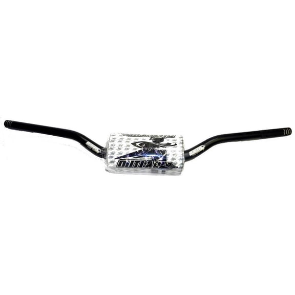 New 1-1/8" Mini Style Handlebars Compatible with ATV Motocross Off-Road Dirt Bike Oversized Aluminum Bars PPHO01 Dirt Bike Off-Road Universal Fit Chrome Moly Aluminum Knurled Grip Area