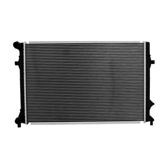 New 1.25 in. Inlet Radiator Compatible With Audi Volkswagen Jetta Trendline 5 Cyl 2.5L Passat Highline V6 6 Cyl 3.6L CC Execline 6 Cyl 3.6L 2006-2018 By VW3010157 5K0 121 251H