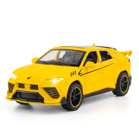 New 1:32 For Bison URUS SUV Simulation Alloy Car Model Sound and Light Crafts Decoration Collection Toy Birthday gift