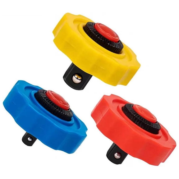 New 1/4" 3/8" 1/2" Drive Thumb Wheel Ratchet Set, 72-Tooth Finger Ratchet, Palm Ratchet Wrench (3 Pieces)