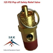 New 1/4 NPT 125 PSI Air Compressor Safety Relief Pressure Valve Tank Pop Off