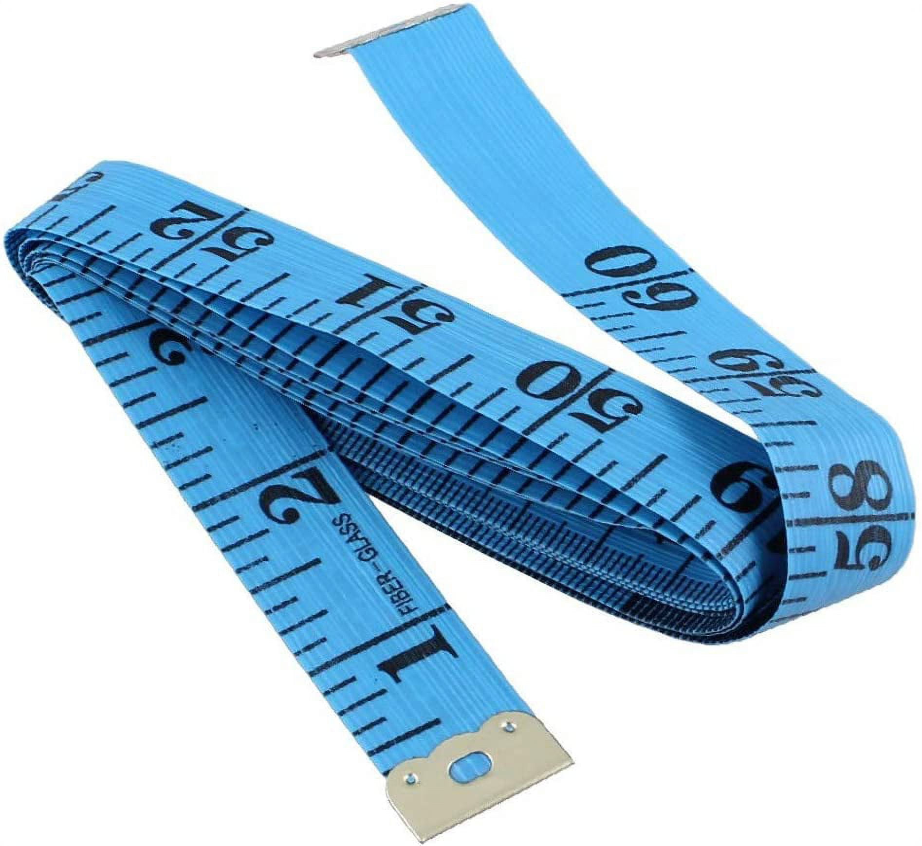 1 Pc Blue Soft Tape Measure, Body Sewing Flexible Ruler For Weight