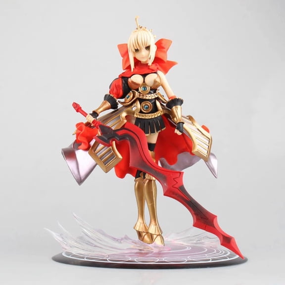 New 1/7 Fate/Grand Order Saber Nero Claudius FGO Character Anime Statue Figure Desktop Ornament Popular Decorations Fan Souvenirs Creative Gift Collection 24cm/9.4inch