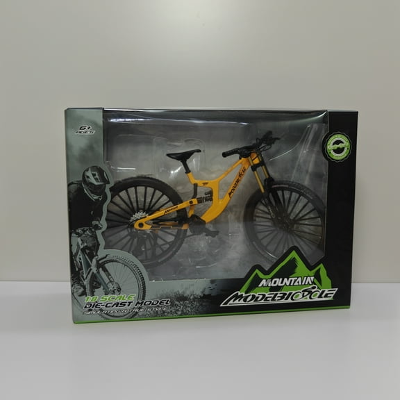New 1:8 Model Mini Alloy Bicycle Diecast Metal Toy Bikes Shock Absorption Mountain Finger Bicycle Simulation Collection Toys