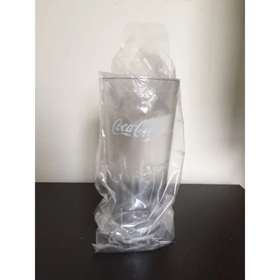 New (1) Coke Coca Cola Restaurant Clear Plastic Tumblers Cups 24 Oz Carlisle