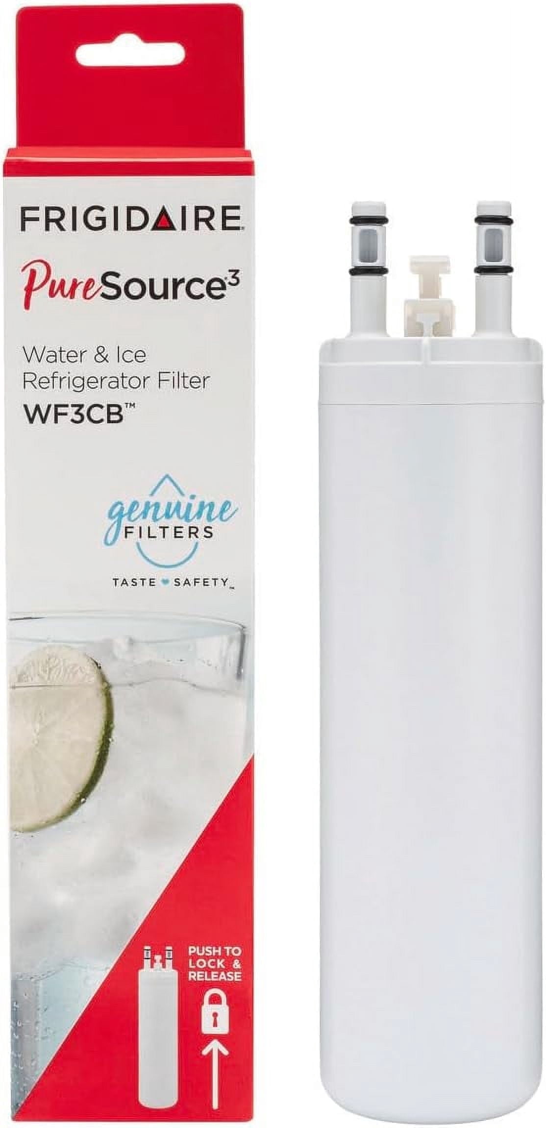 PureSource 3 WF3CB Water Filter for Frigidaire Refrigerators, Replacement Cartridge 706465, Single Pack, Sealed New