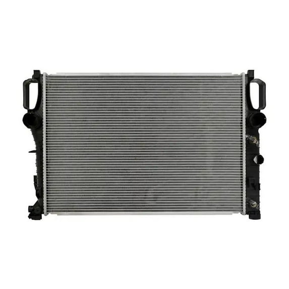 New 1-Row Core Radiator Compatible With Mercedes Benz E320 Base 6 Cyl 3.2L E350 4Matic 6 Cyl 3.5L E350 Base 6 Cyl 3.5L E320 CDI 6 Cyl 3.2L 2003-2009 By MB3010155 211 500 01 02