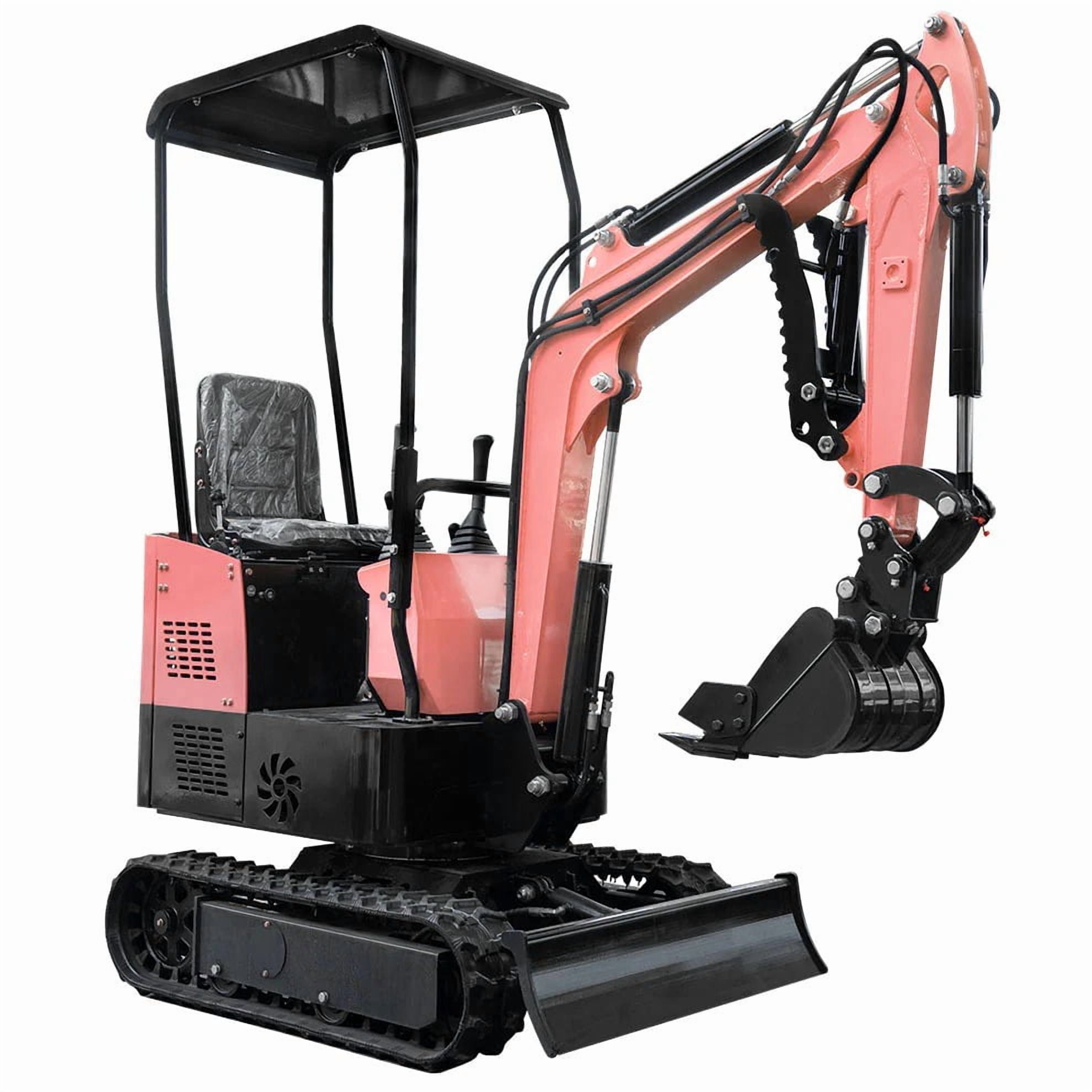 New 1 Ton Small Digger B&S Engine 13.5 Hp Mini Excavator With Thumb ...
