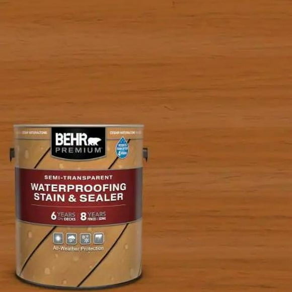 New 1 gal. #ST-533 Cedar Naturaltone Semi-Transparent Waterproofing Exterior Wood Stain and Sealer