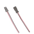 thumbnail image 1 of New 1 x Grey Assembled 2 Pin waterproof connector 6" wire 10 AWG, 1 of 11