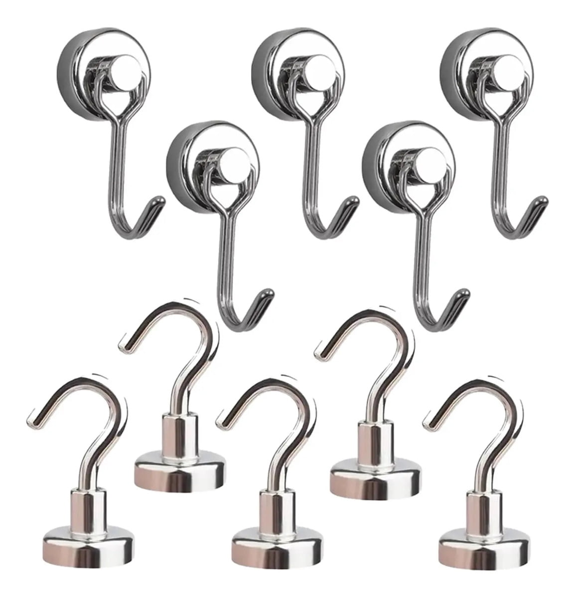 New 10 Pieces 15kg/33lbs Neodymium Magnets Hook Hook