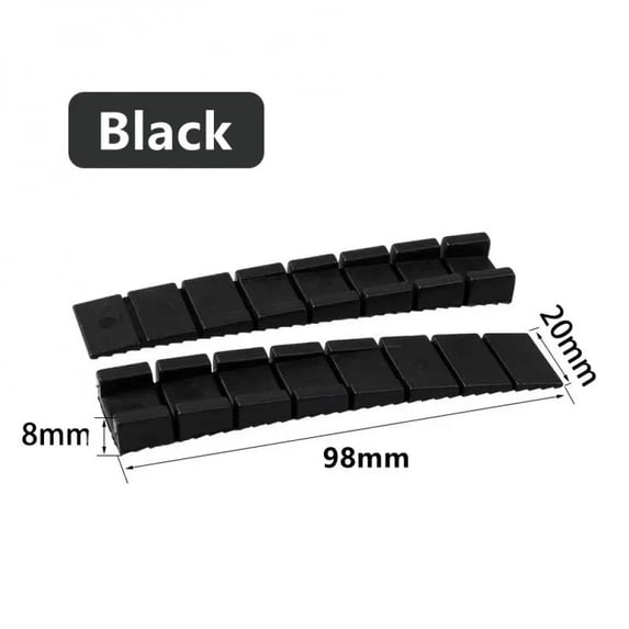 New 10Pcs Furniture Plastic Shims For Leveling Weight Capacity Composite Wedges Shims Levelers Furniture Leveling Shims