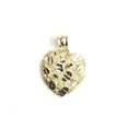 thumbnail image 1 of New 10k yellow gold nugget heart pendant charm fine gift  for women jewelry 1.6g, 1 of 12