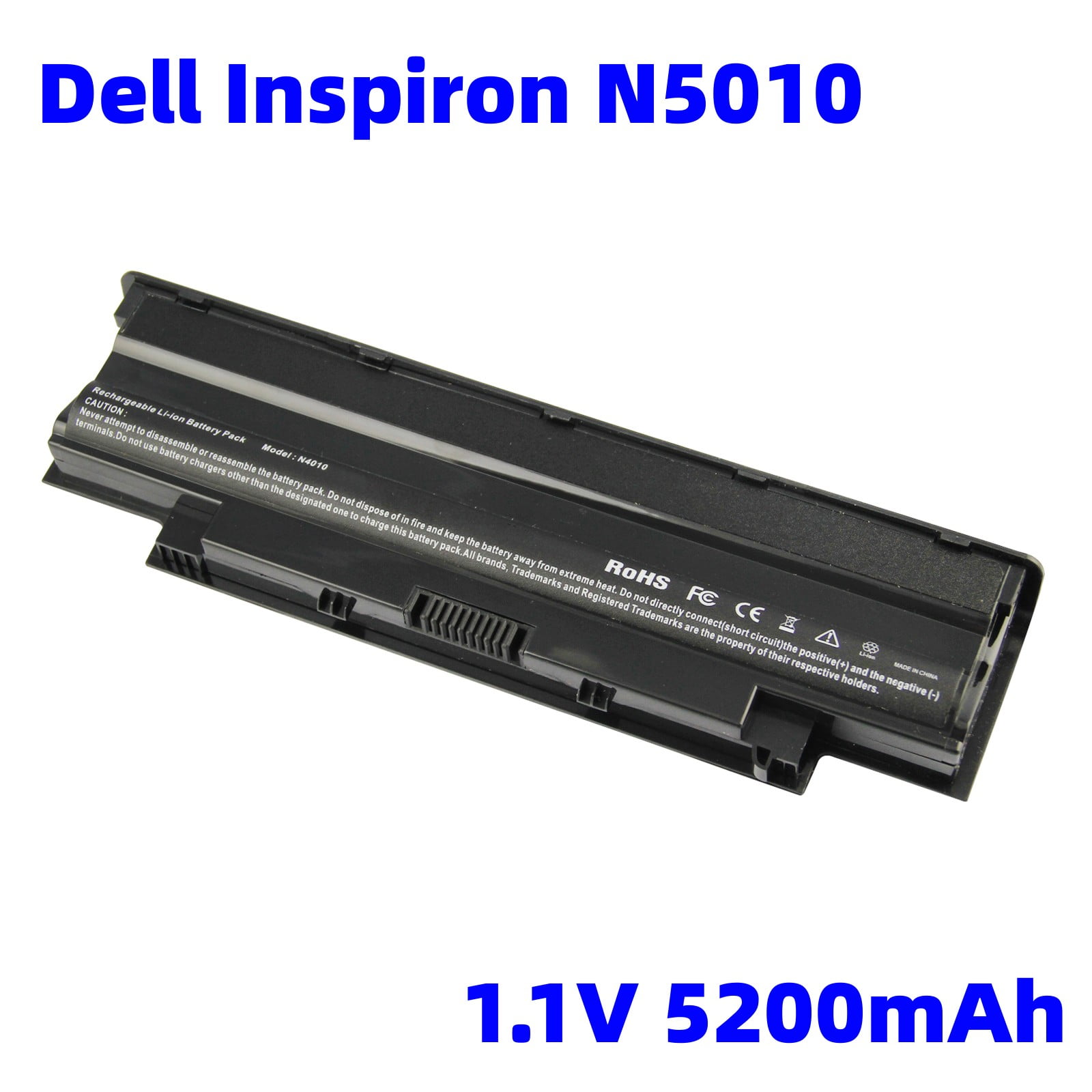 58Wh Replacement Battery For Dell Inspiron 14R 15R 17R & Latitude E Series Laptops - 6 Cell Li-Ion